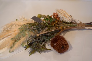 和装ドライフラワーブーケ