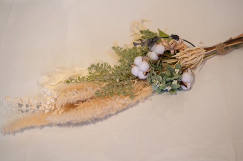 和装ドライフラワーブーケ