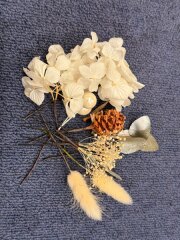ドライフラワー髪飾り