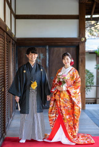 提携寺院での撮影