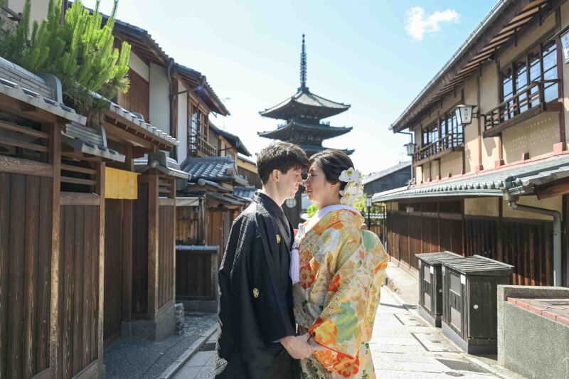 雨が降っていたとは思われない青空で
