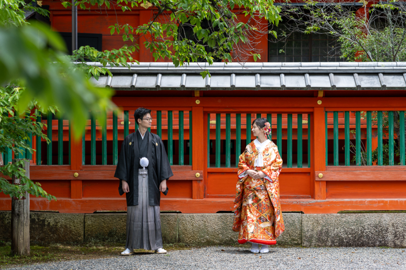 京都の街並みとお寺での素敵な撮影