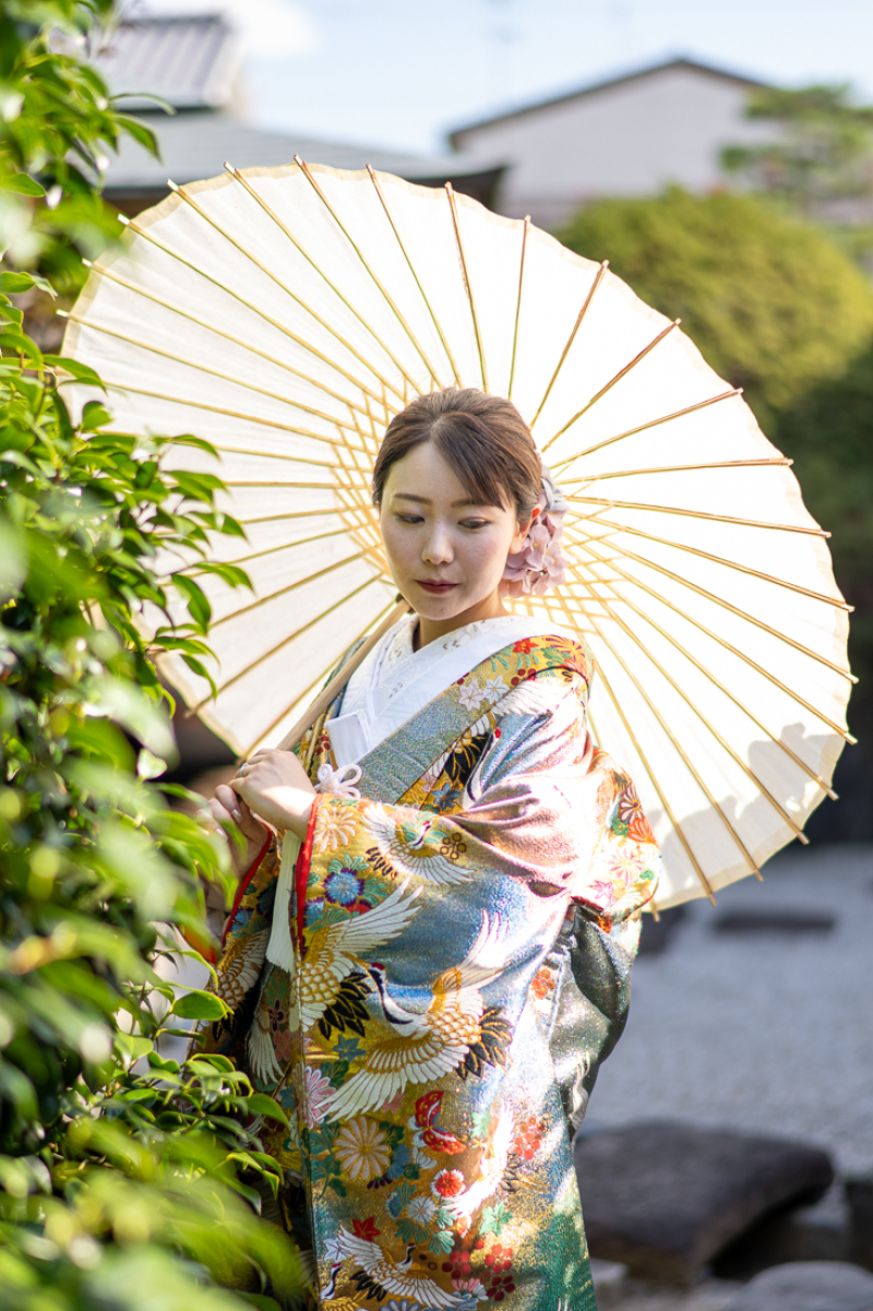 新婦ソロショット