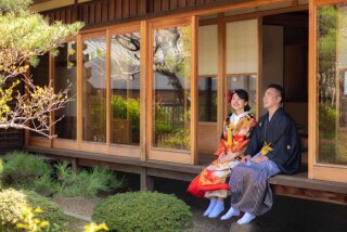 寺院での撮影も♪