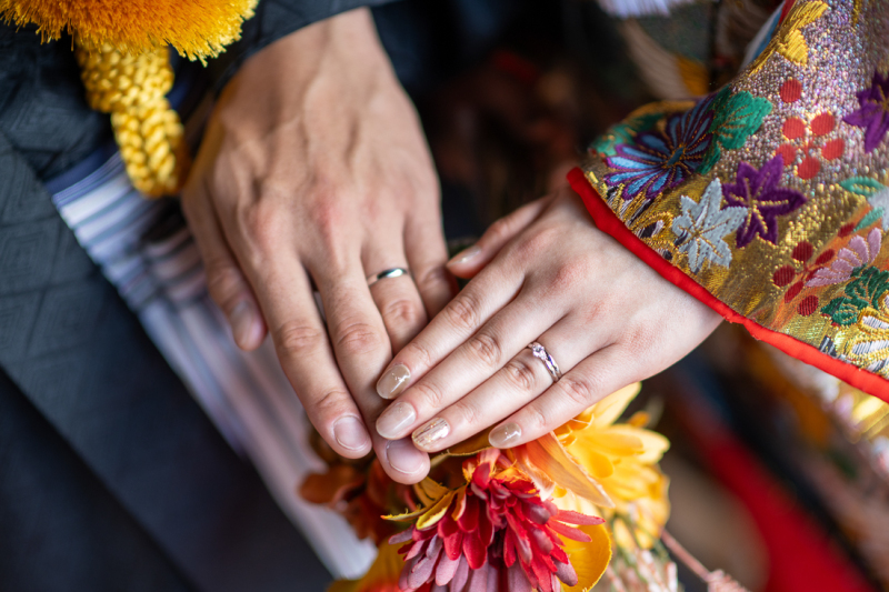 手元のクローズアップ