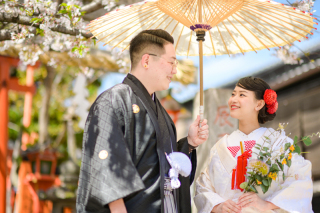 京都の明るい一日