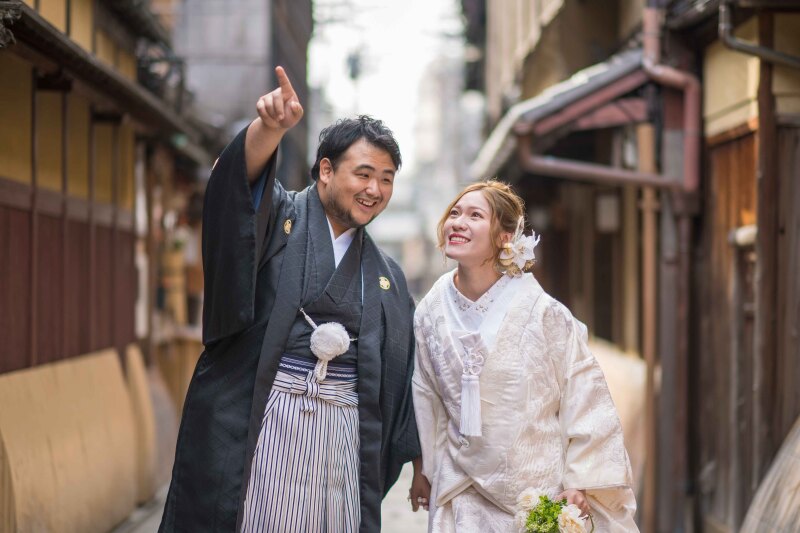 京都で和装撮影