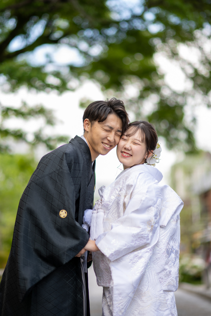 ほほをくっつけて