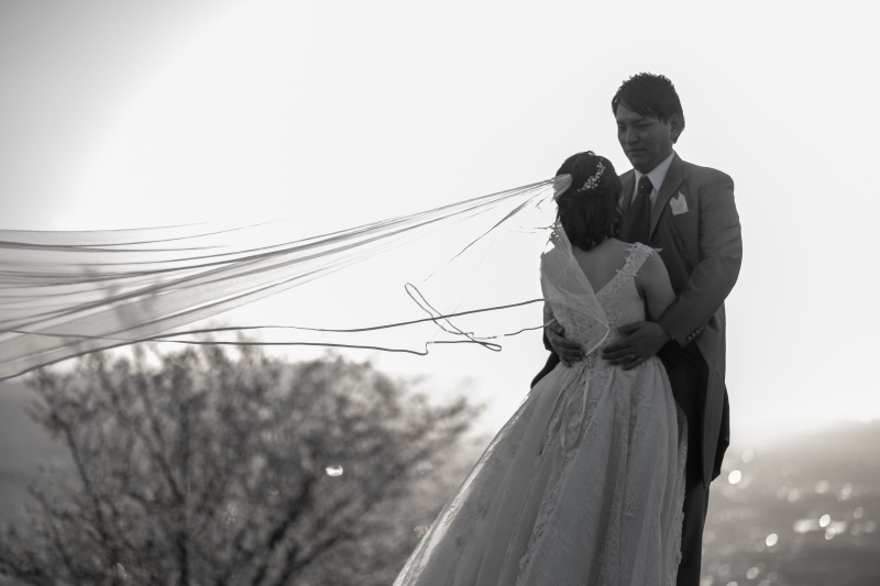 日没１時間前から若草山で撮影開始