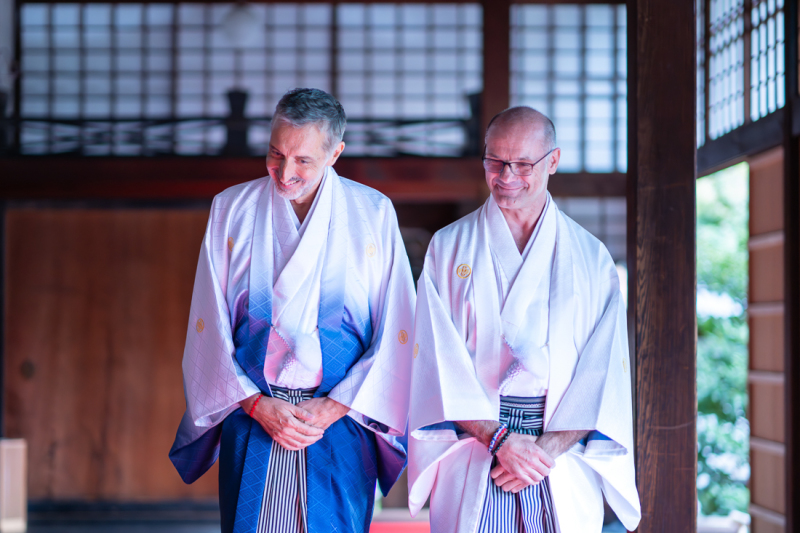 挙式プランです。お二人が入堂する厳かな瞬間