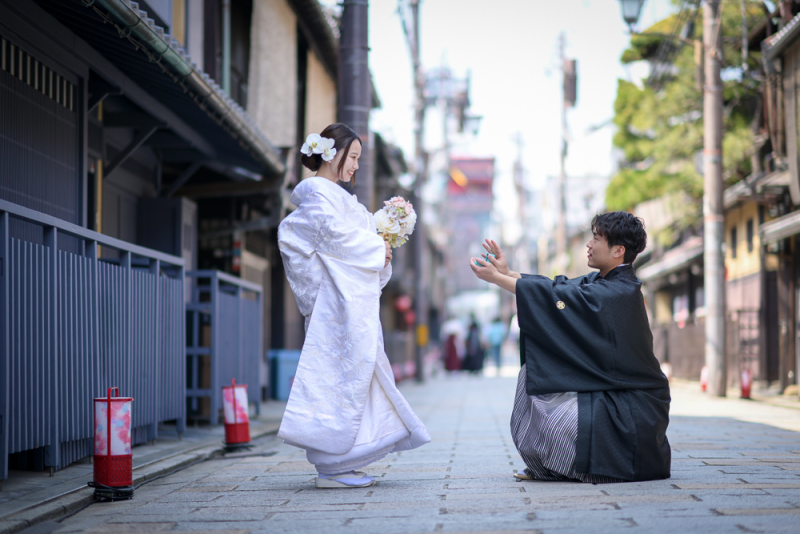 祇園白川での楽しい撮影