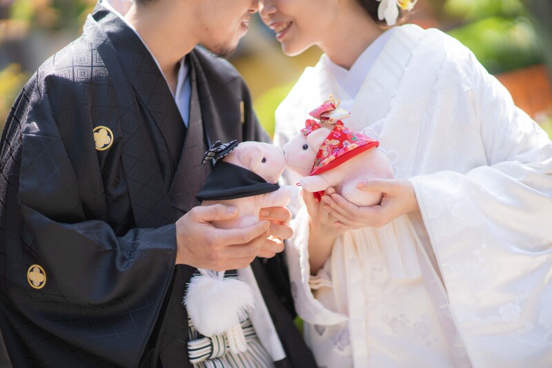 おそろいのブタちゃん