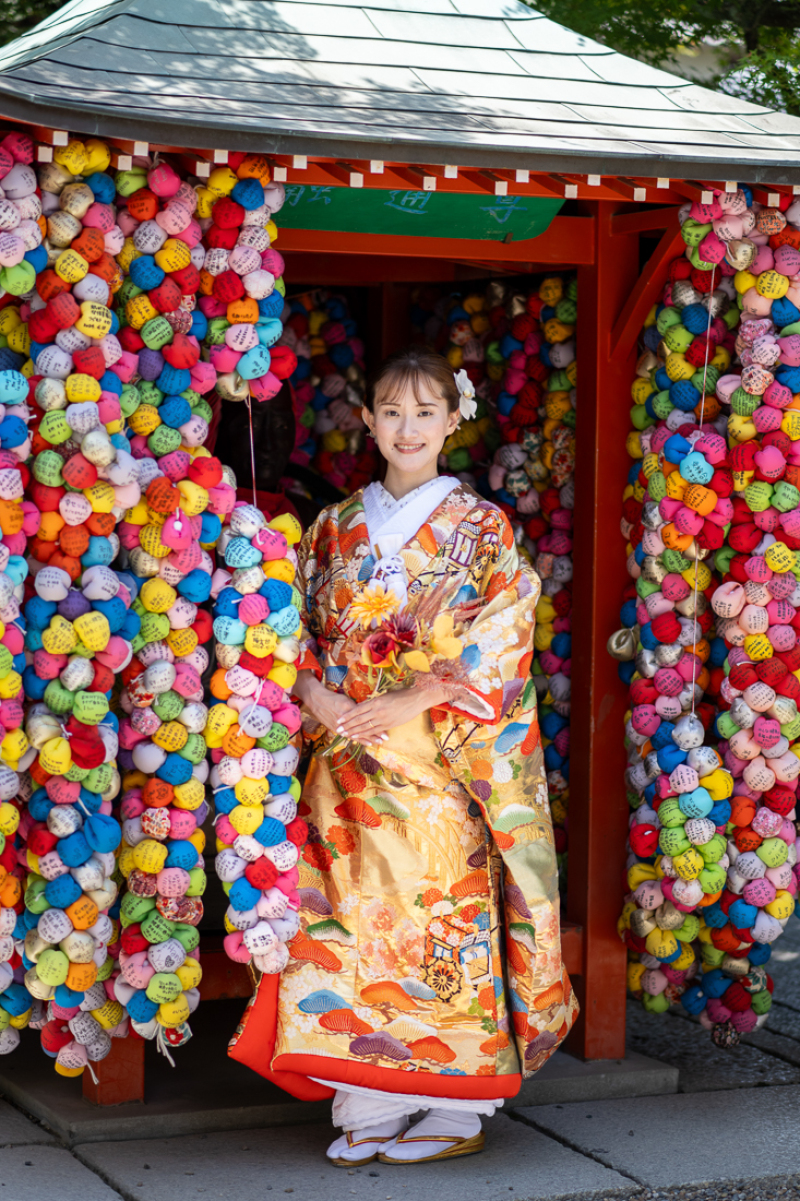 花嫁のソロショット