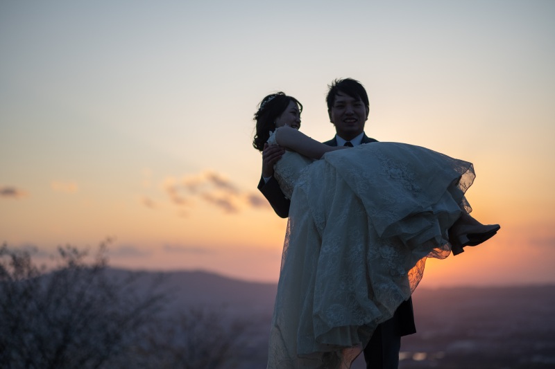 お姫様だっこで