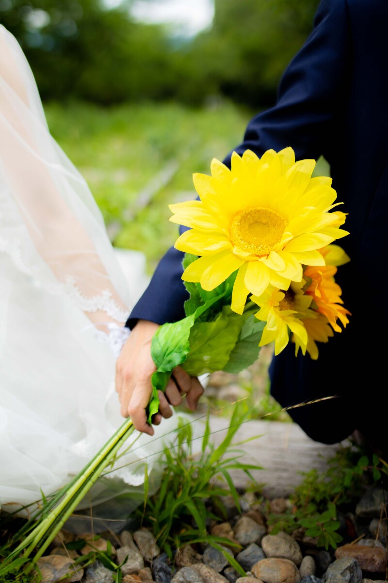 好きなお花と共に