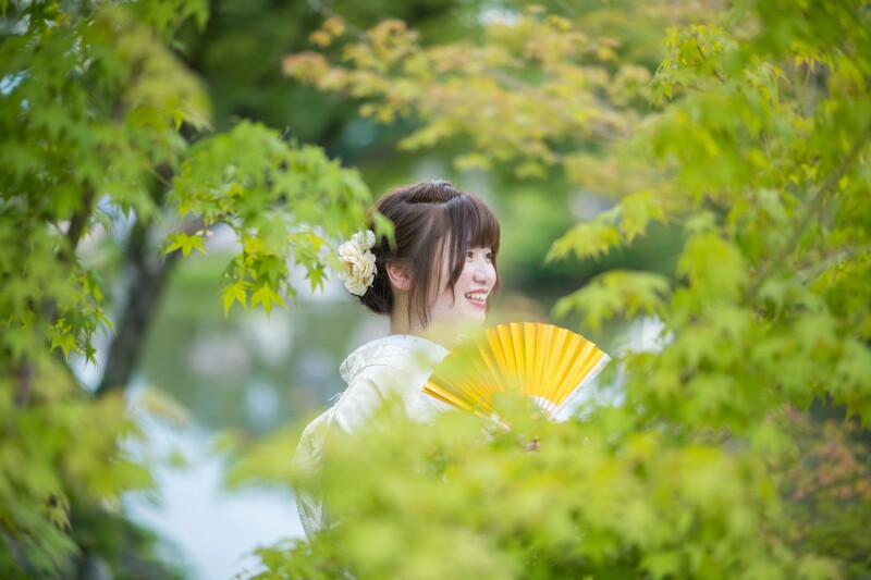 新婦様のソロショット