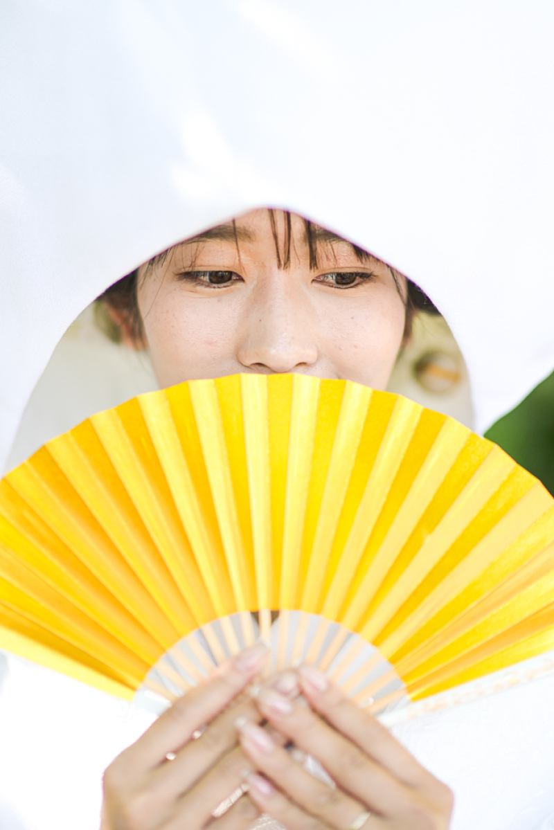 扇子ショット