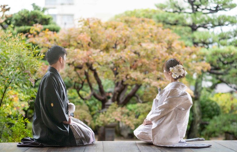 雨の日に寺院へ
