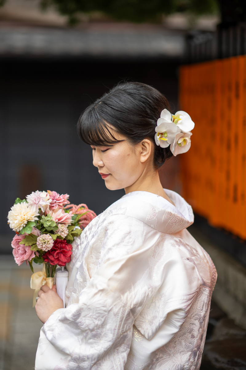 新婦のソロショット