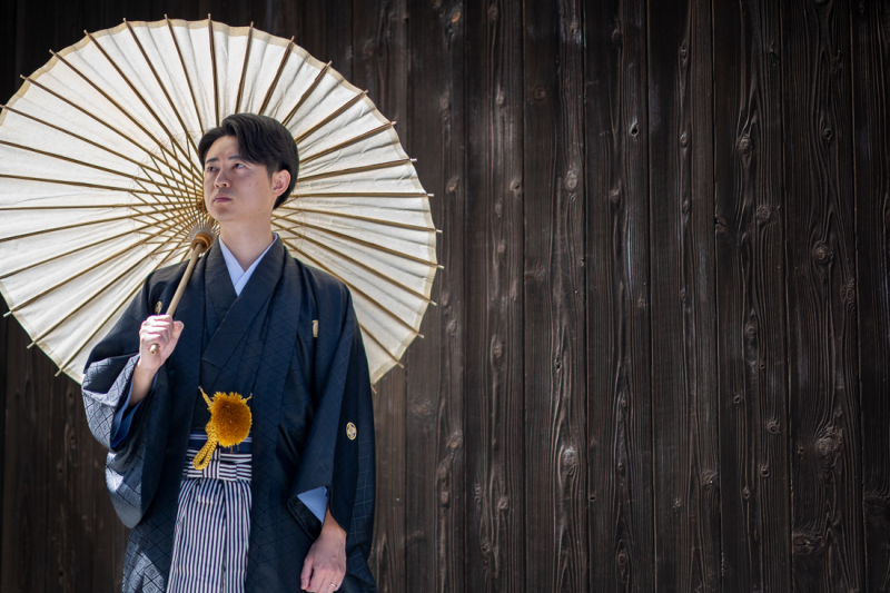 新郎さんのソロショット