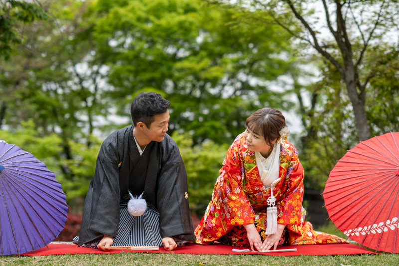 お辞儀ショット