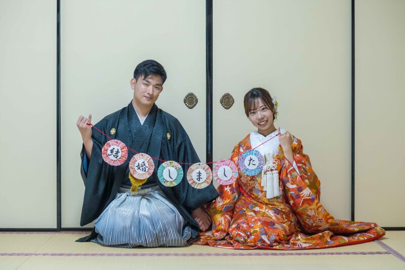 雨の日に提携寺院で