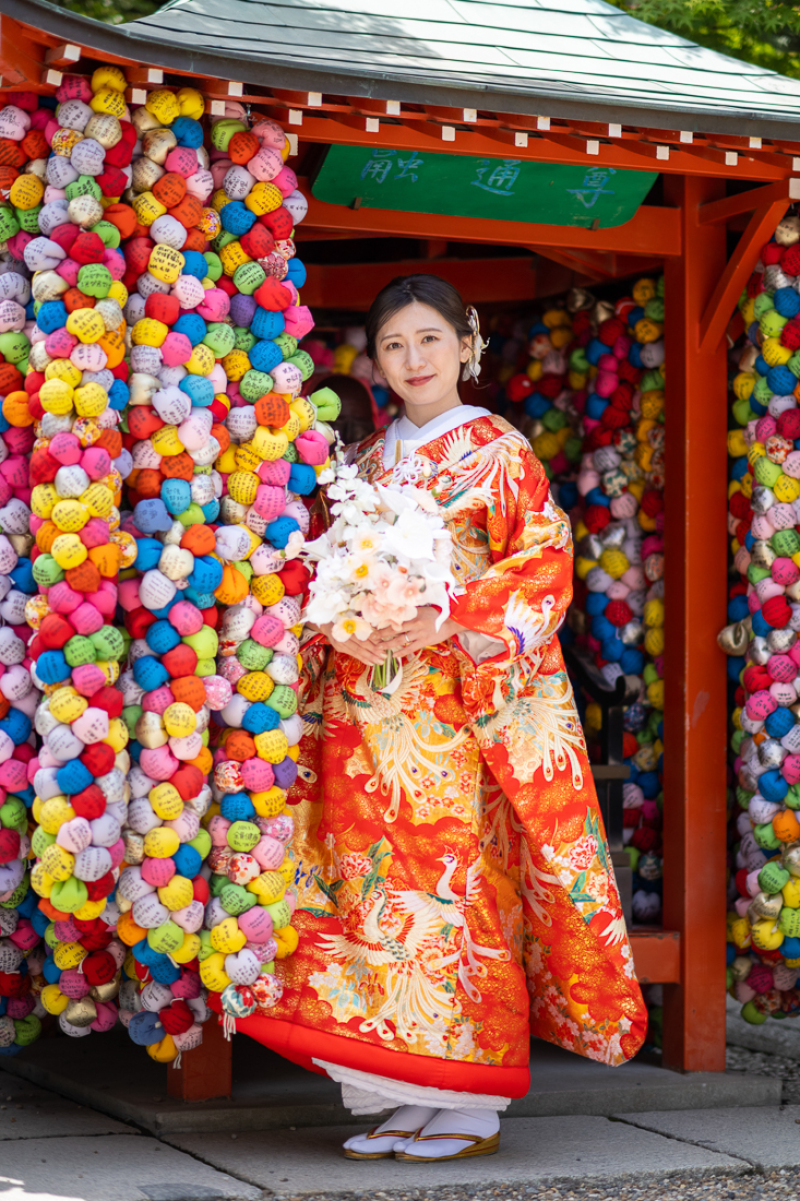 花嫁ソロショット