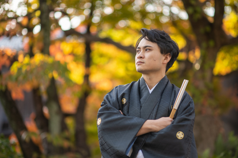 新郎のソロショット