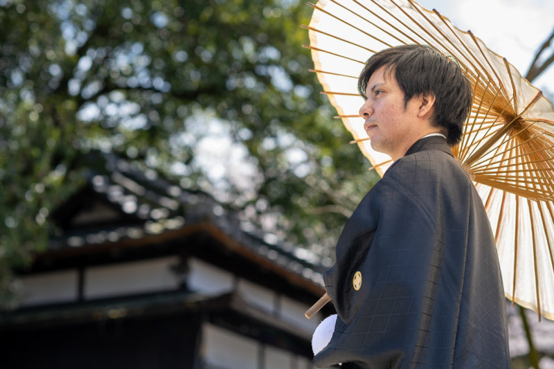 新郎さんのソロショット