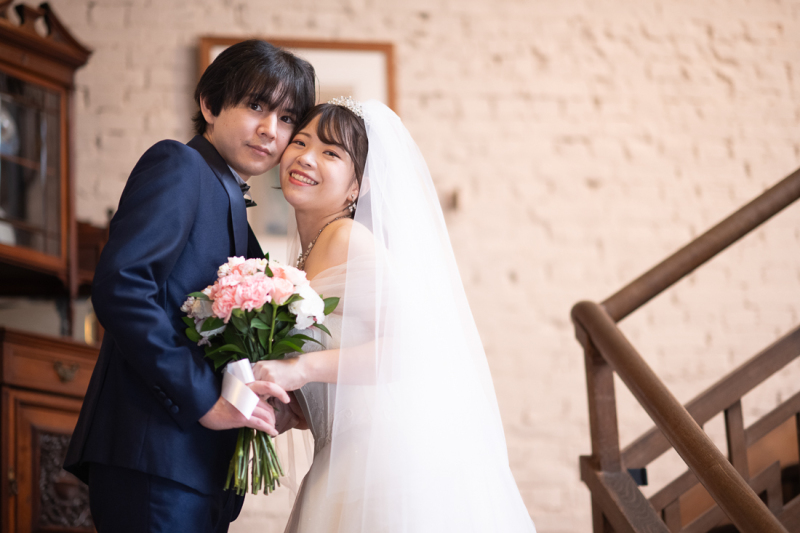 ほっぺをくっつけて