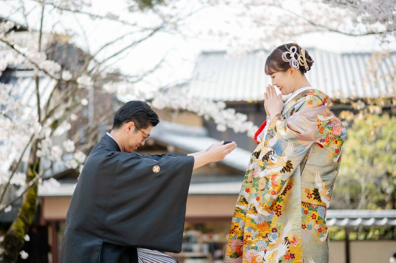 笑顔のプロポースシーン