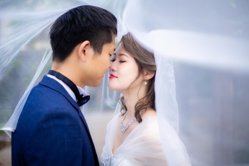 ベールを使って!