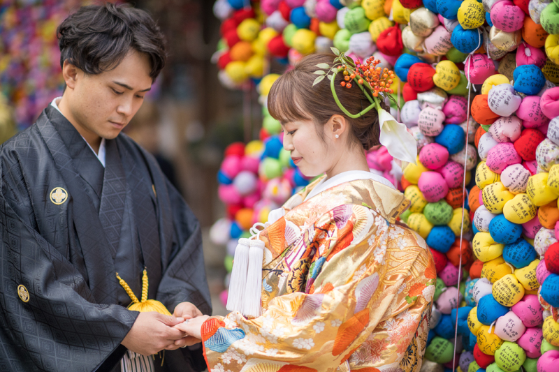 庚申堂での一枚