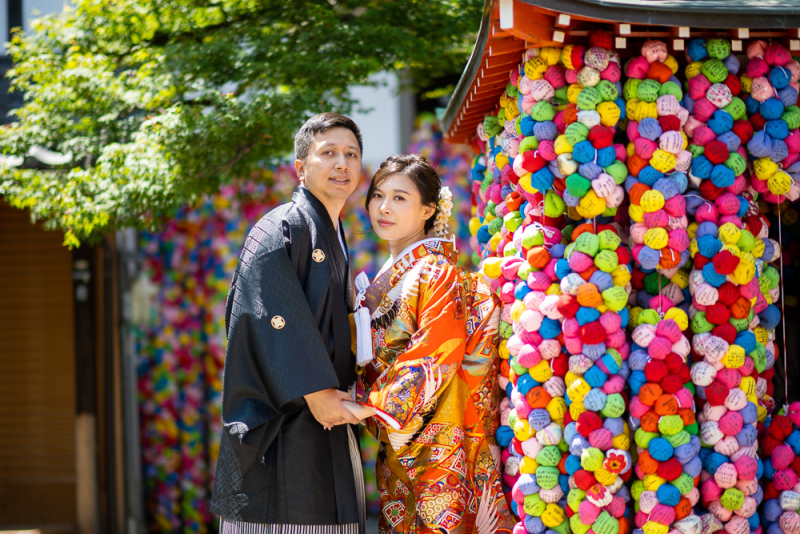 カラフルな飾り