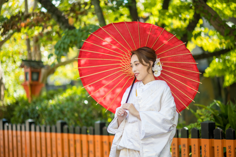 新婦ソロショット