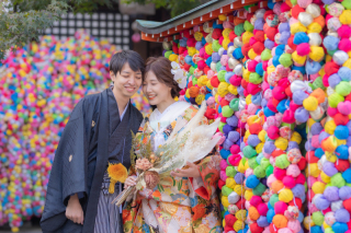 写真映えするお二人