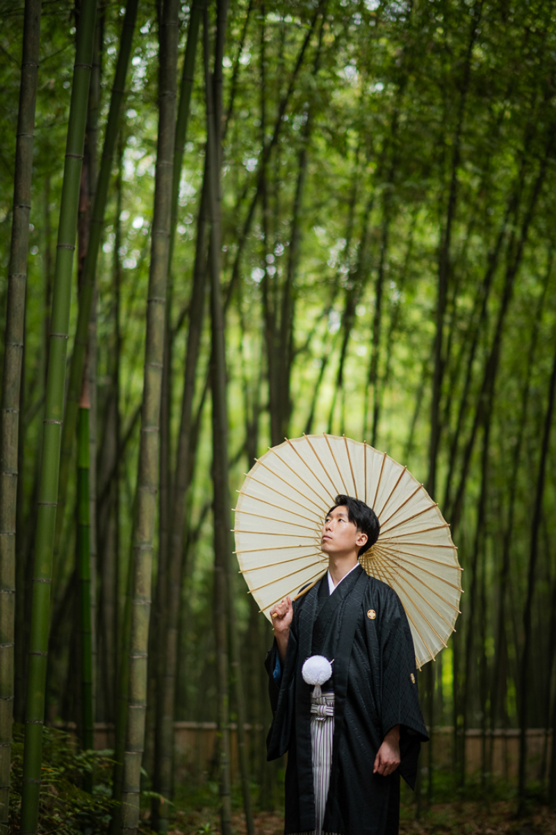 新郎のソロショット