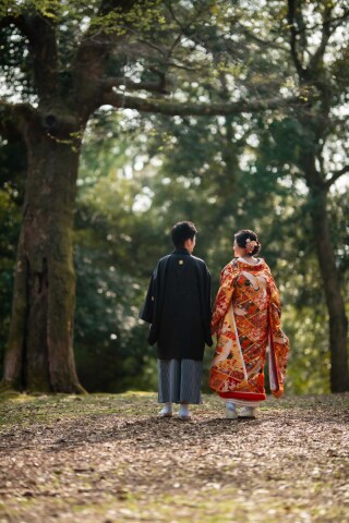 フォトウエディング華_奈良若草山