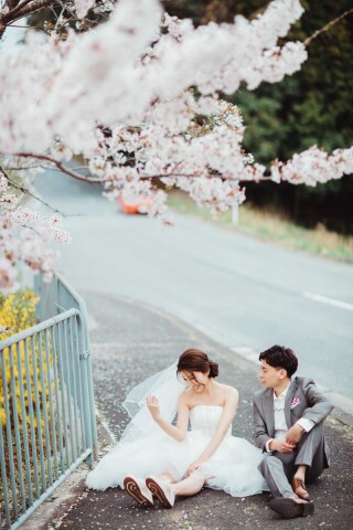 フォトウエディング華_桜撮影【3月～4月】