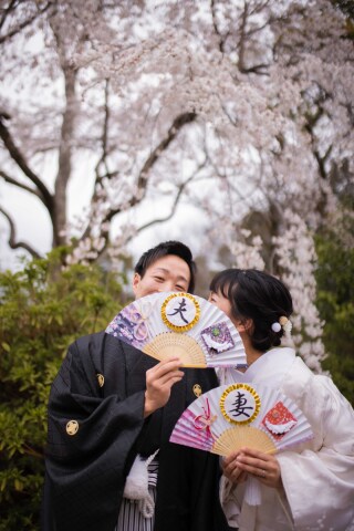 フォトウエディング華_東山の公園