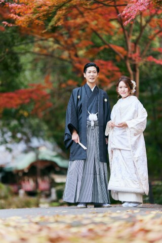 フォトウエディング華_東山の公園