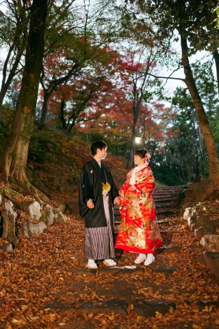 フォトウエディング華_東山の公園