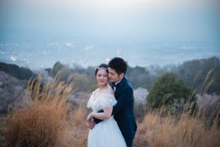 フォトウエディング華_奈良若草山