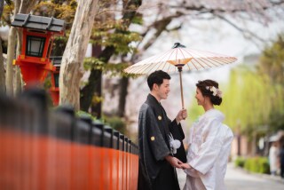 フォトウエディング華_祇園白川・巽橋