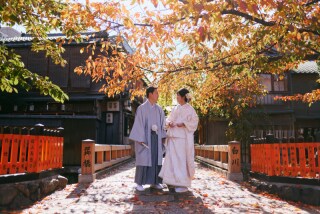 フォトウエディング華_祇園白川・巽橋