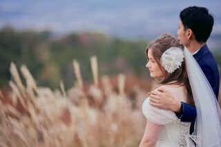 フォトウエディング華_奈良若草山