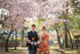 フォトウエディング華_奈良若草山
