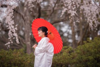 フォトウエディング華_東山の公園