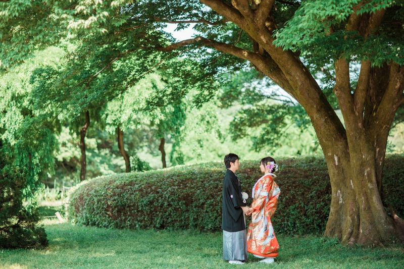 【17.6万円→13.2万円】結婚祈祷可!京都神社・和装プラン、衣装1着+ヘアメイク+全データ込♬、追加料金無【11/7予約迄】