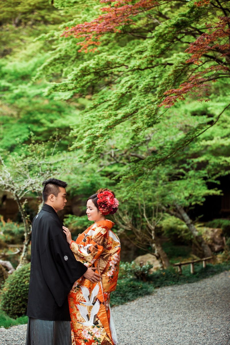 【17.6万円→13.2万円】結婚祈祷可!京都神社・和装プラン、衣装1着+ヘアメイク+全データ込♬、追加料金無【11/7予約迄】